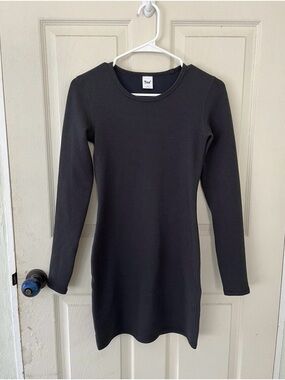 TNA knit long-sleeve mini dress size: M